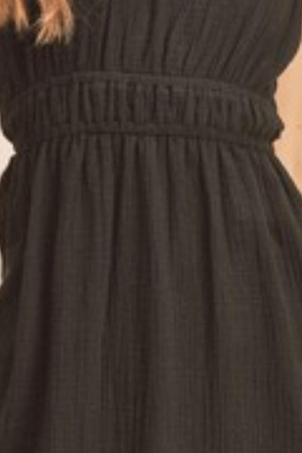 Hazel Blues® | Aemi + Co Side Slit Round Neck Sleeveless Tank Dress