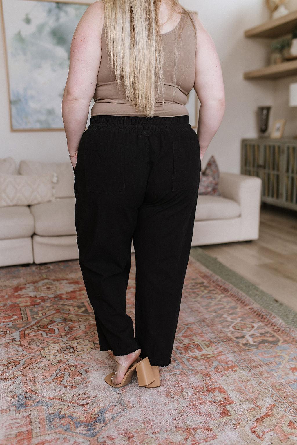 Hazel Blues® | Love Me Dearly High Waisted Pants in Black