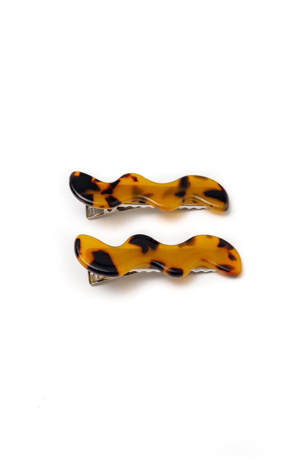 Hazel Blues® | Wavy Clip Set in Tortoise