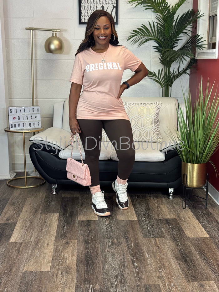 Butter Soft Microfiber Leggings up to 3XL (Chocolate)