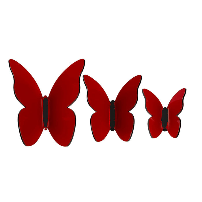 Butterfly Box Large/Medium/Small Red