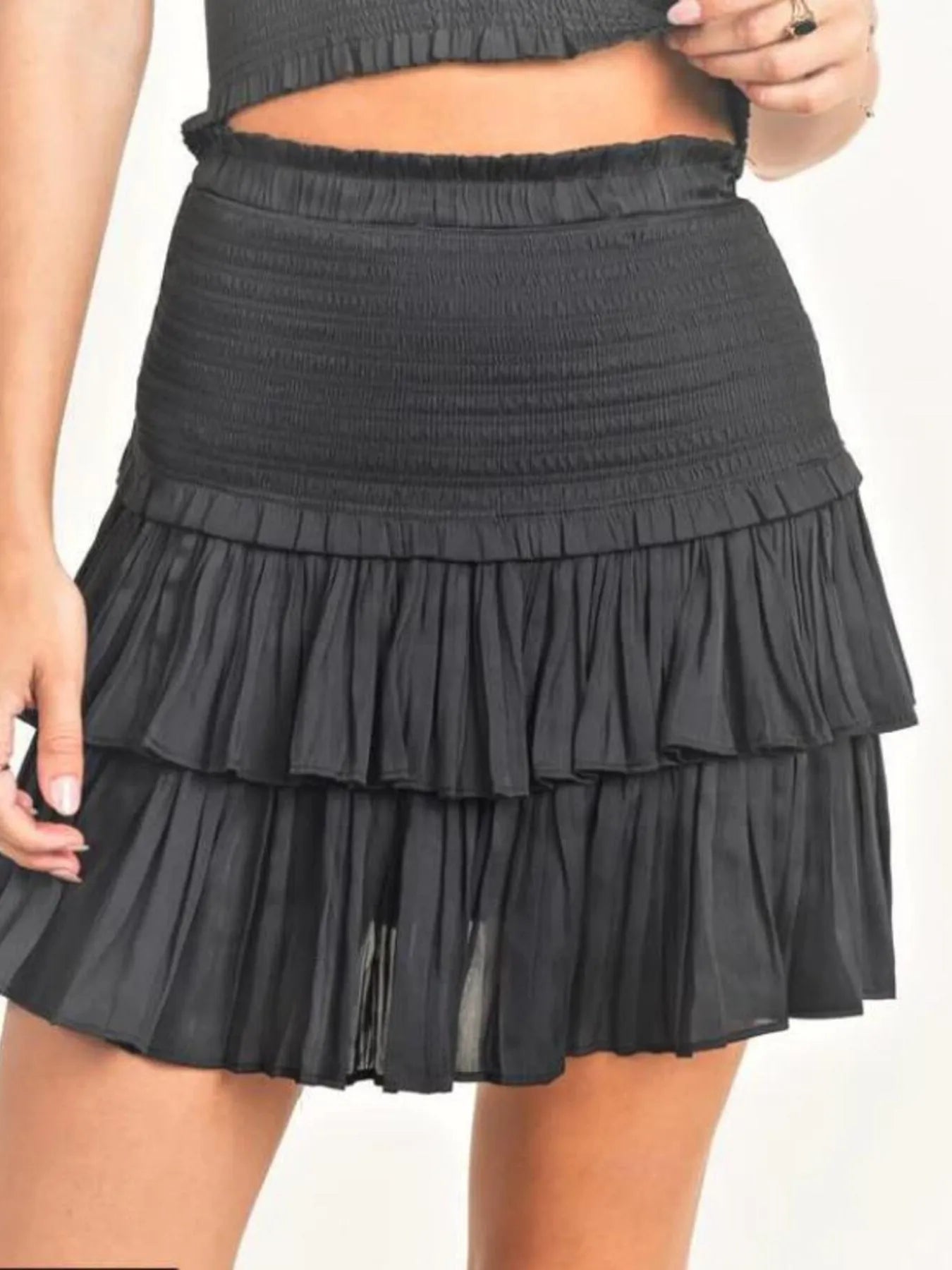 Hazel Blues® | Sweetheart Neck Cami and Skirt Set