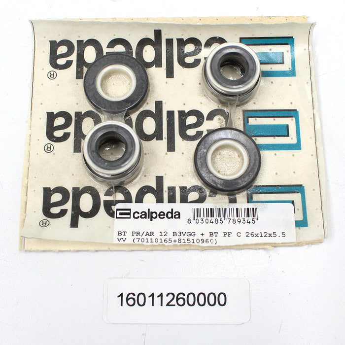 CALPEDA PUMP SHAFT SEAL REPLACEMENT - MECHANICAL SEAL FOR SULFUR WATER BT PR/AR 12 B3VGG - 16011260000
