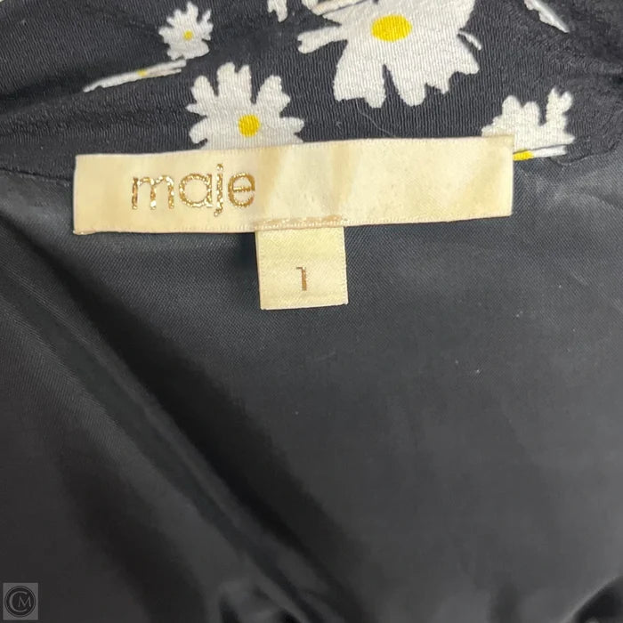 Dress Casual Short By Maje In Floral Print, Size: S