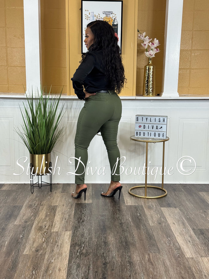 Satin Button Down L/S Bodysuit (Black)