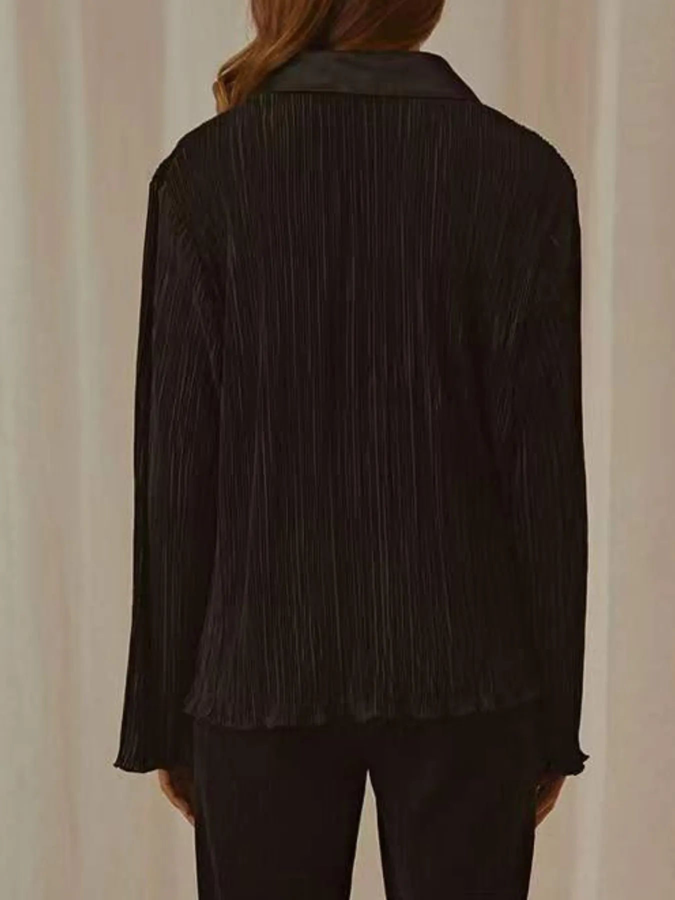 Hazel Blues® |  Button Up Long Sleeve Top and Pants Set