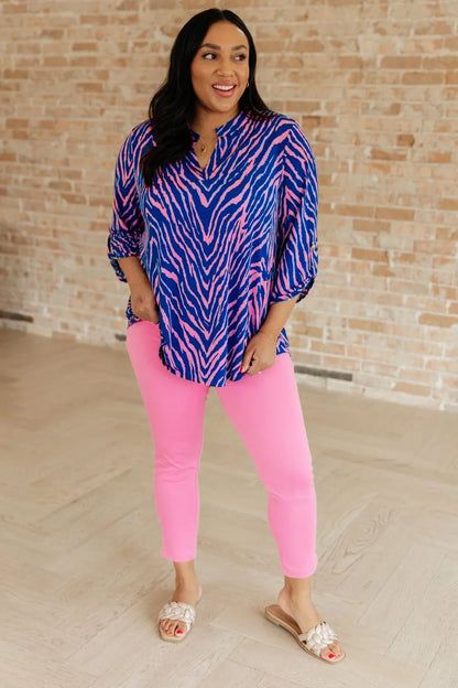 Hazel Blues® |  Magic Ankle Crop Skinny 26" Pants in Twelve Colors