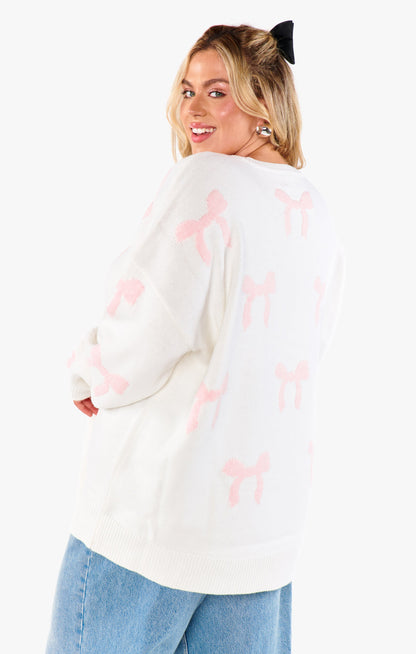 Gabrielle Sweater ~ Put a Bow On It Knit