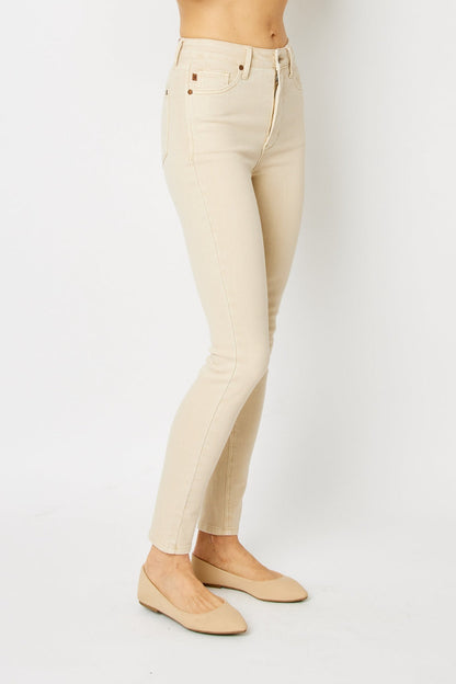 Hazel Blues® |  Judy Blue Garment Dyed Tummy Control Skinny Jeans