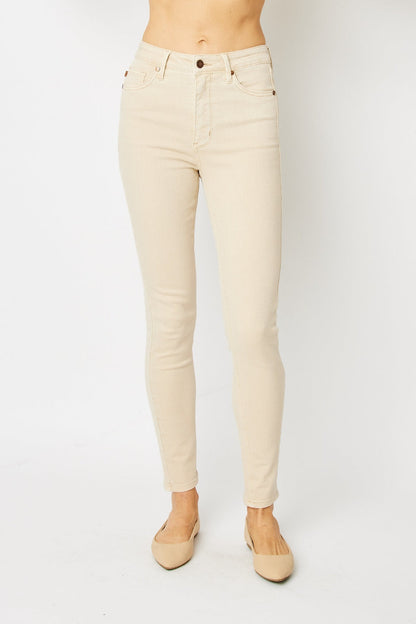 Hazel Blues® |  Judy Blue Garment Dyed Tummy Control Skinny Jeans