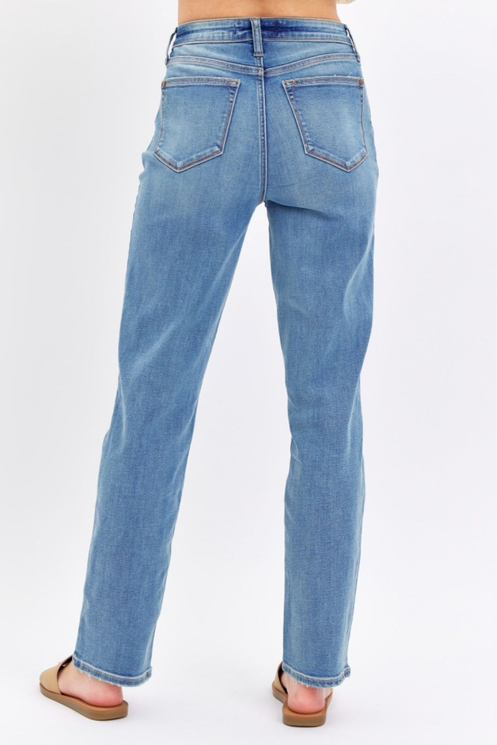 Hazel Blues® |  Judy Blue High Waist Straight Jeans