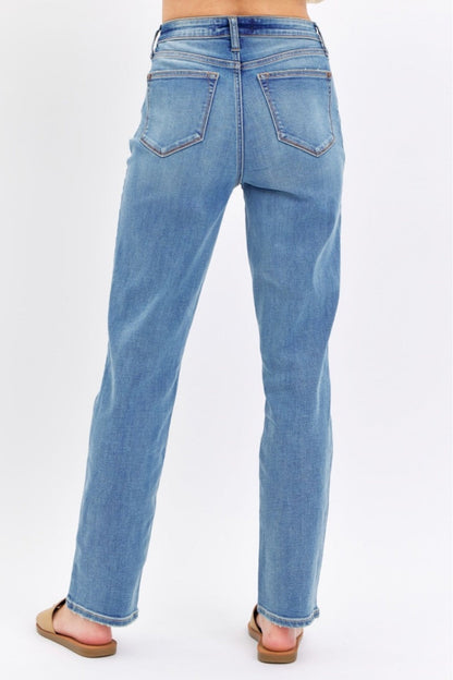 Hazel Blues® |  Judy Blue High Waist Straight Jeans