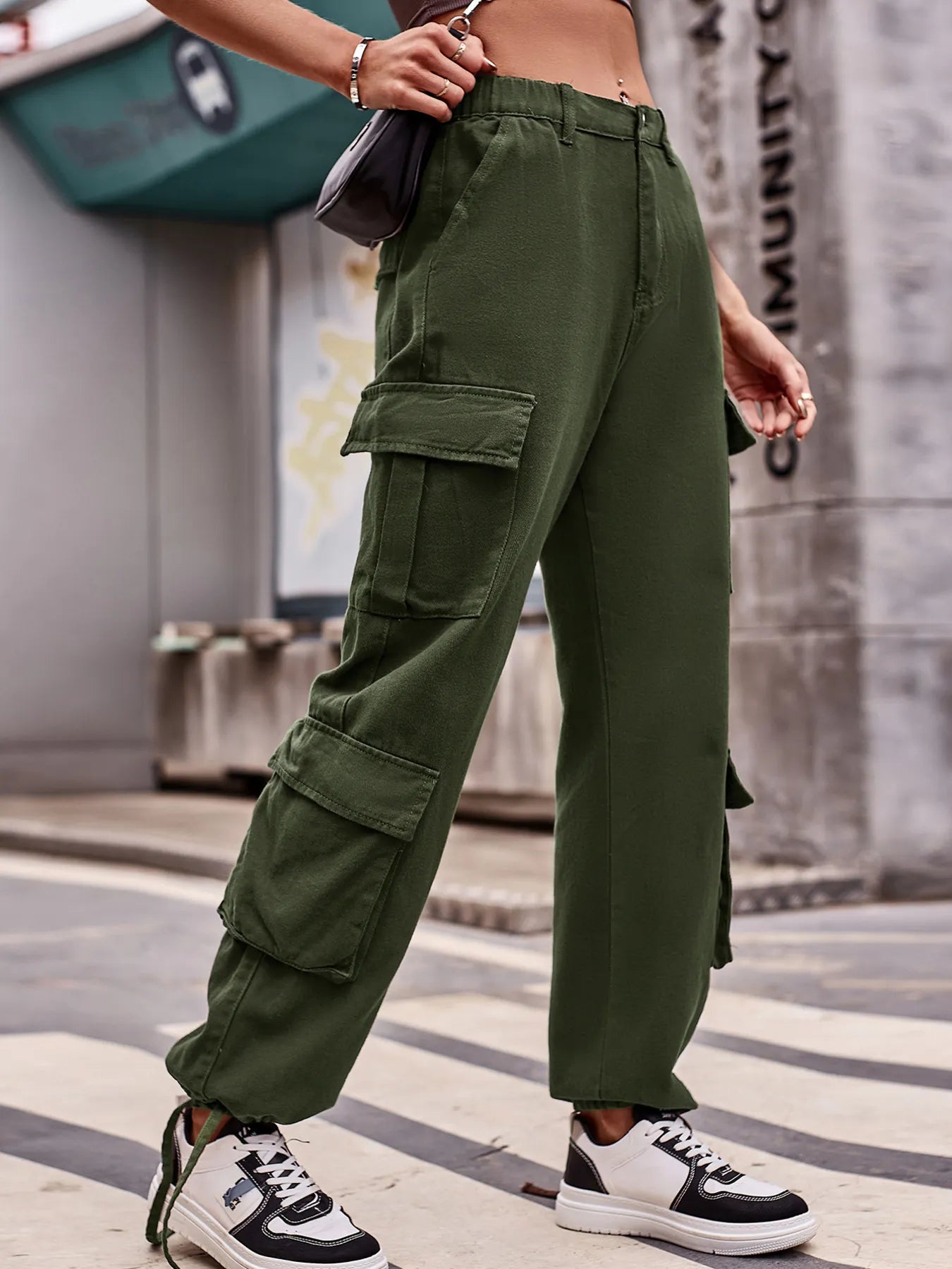 Hazel Blues® |  Casual Wide Leg Cargo Jeans