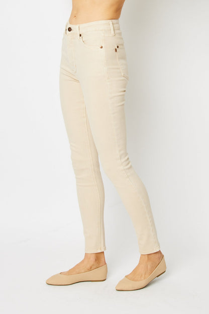 Hazel Blues® |  Judy Blue Garment Dyed Tummy Control Skinny Jeans