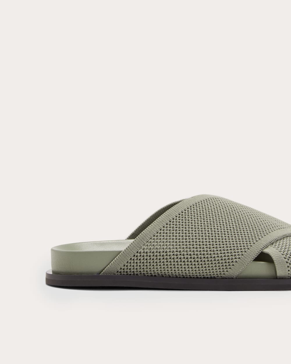 The ReKnit Form Crossover Sandal | Seagrass
