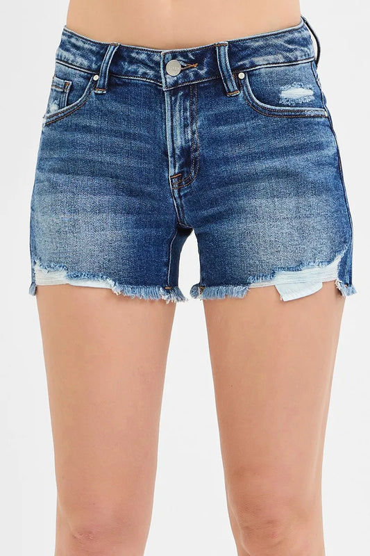 Hazel Blues® |  RISEN Low Rise Pikaboo Lining Shorts
