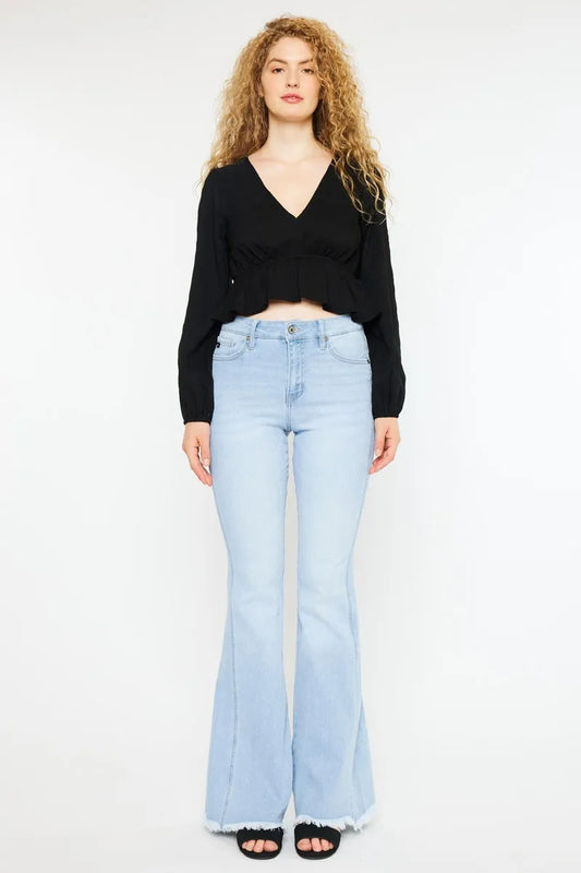 Hazel Blues® |  Kancan High Rise Curvy Flare Jeans