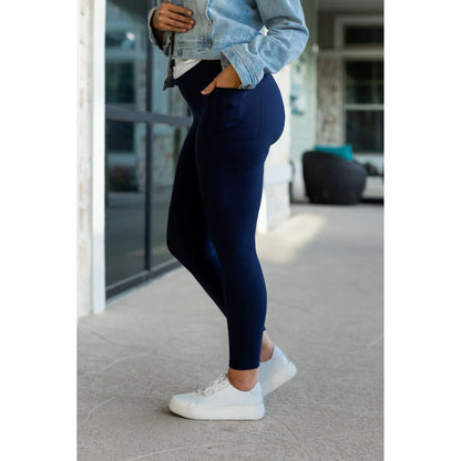 Hazel Blues® |  PREORDER: Capri Leggings with Pockets in Nine Colors