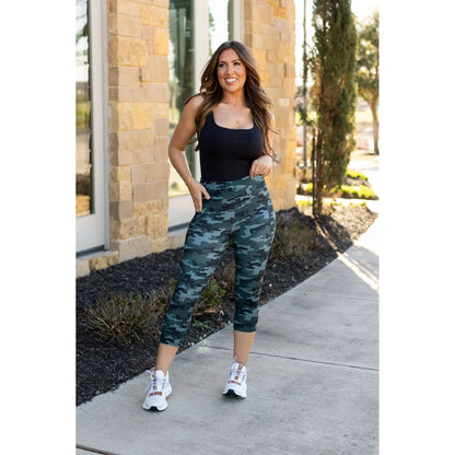 Hazel Blues® |  PREORDER: Capri Leggings with Pockets in Nine Colors