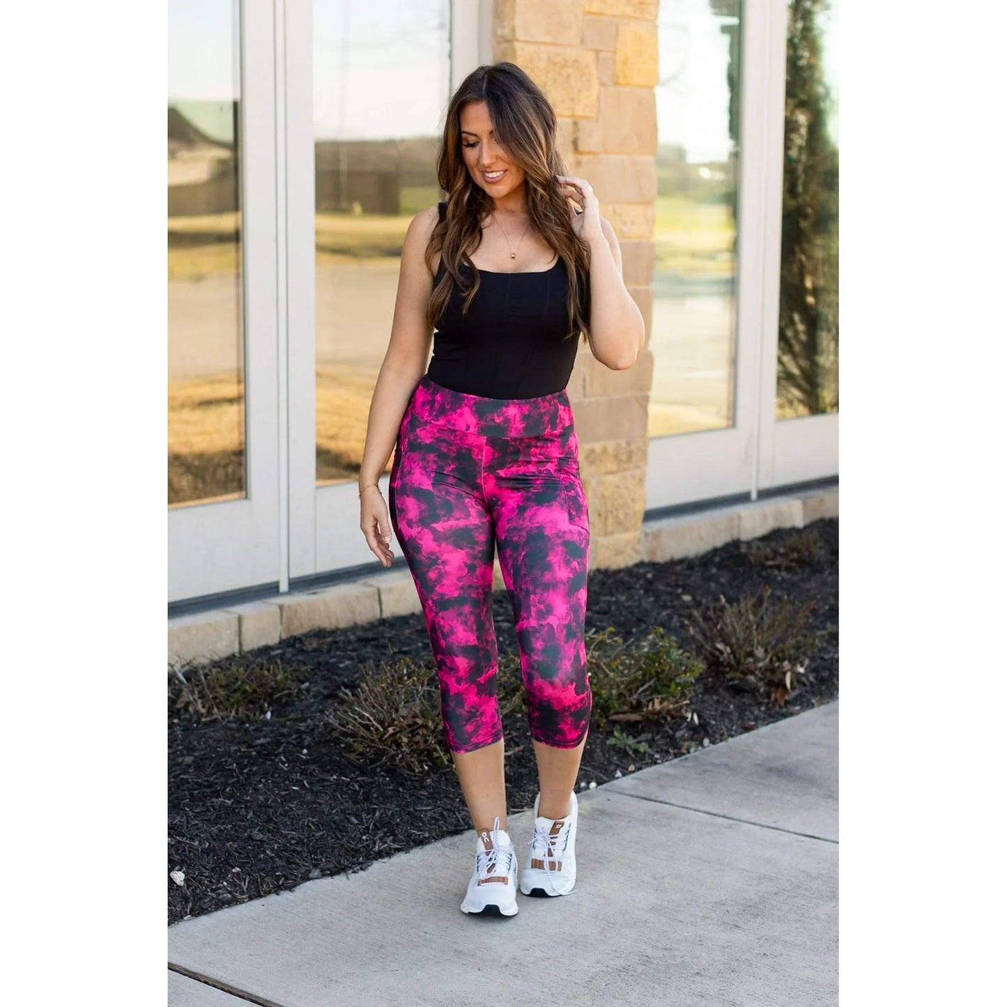 Hazel Blues® |  PREORDER: Capri Leggings with Pockets in Nine Colors