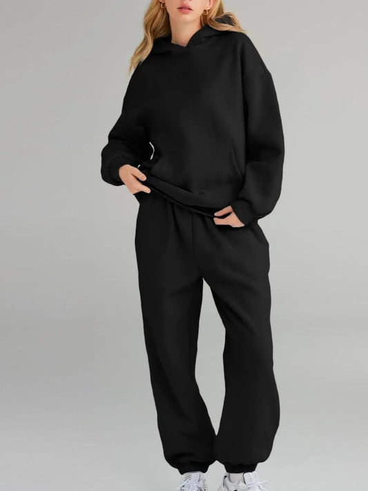 Hazel Blues® | Kangaroo Pocket Hoodie and Joggers Set