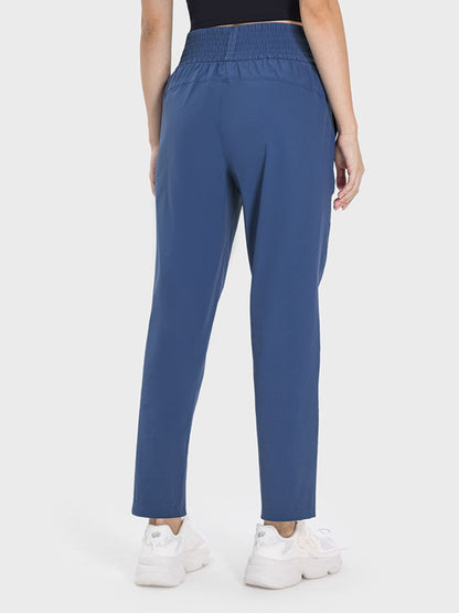 Hazel Blues® |  Pocketed High Waist Active Pants