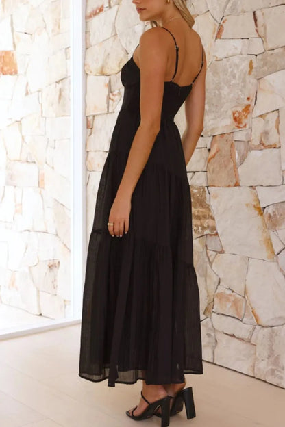 Hazel Blues® |  Ruched Smocked Back Cami Dress