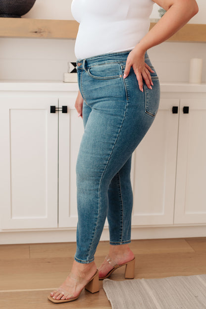 Hazel Blues® |  Bryant High Rise Thermal Skinny Jean