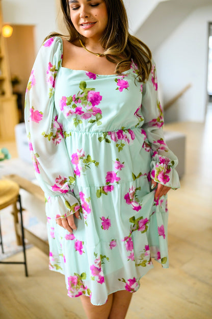 Hazel Blues® |  Delightfully Yours Floral Dress