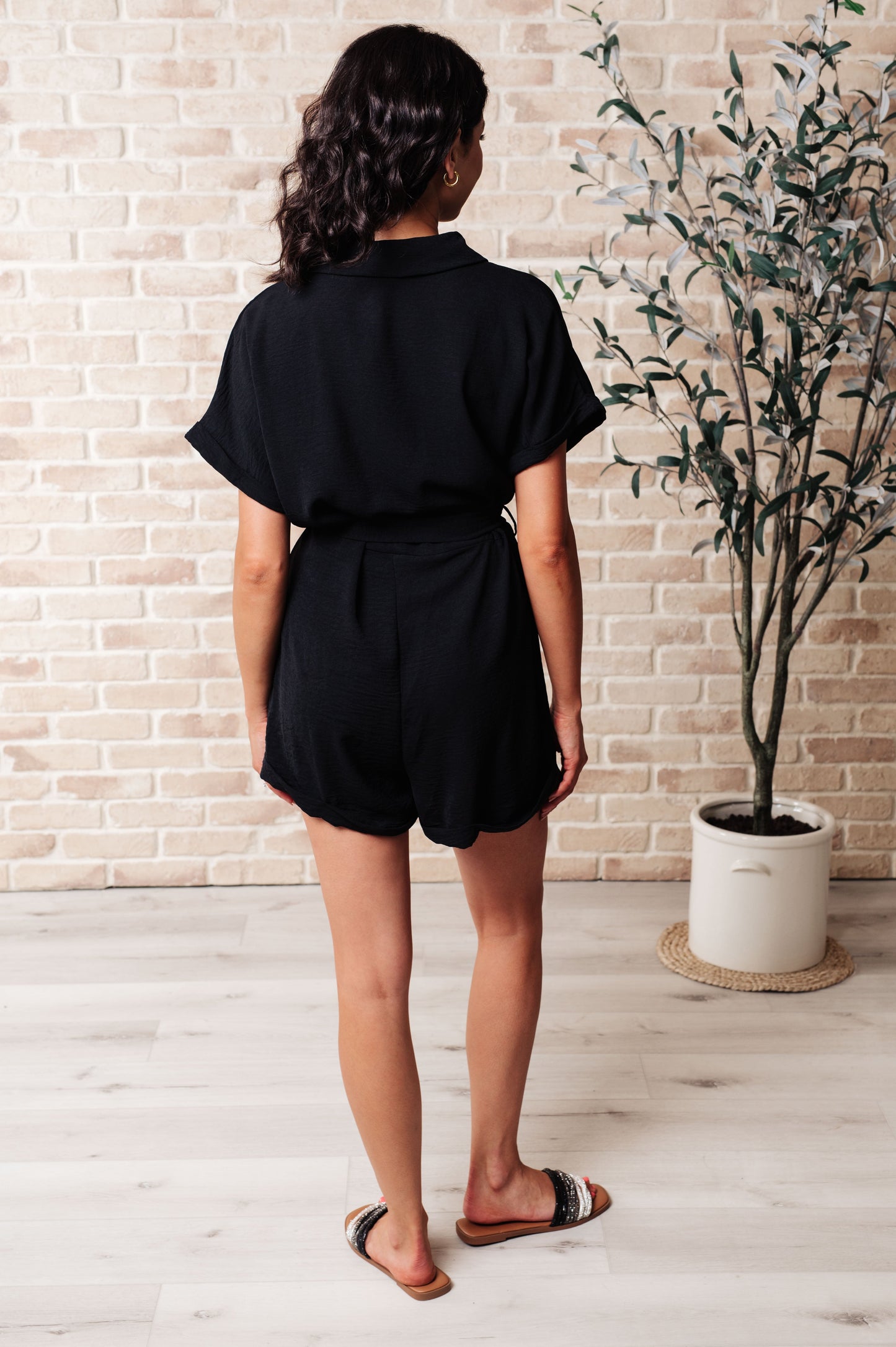 Hazel Blues® |  Don't Worry 'Bout a Thing V-Neck Romper