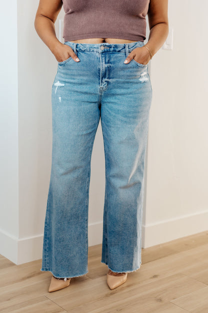 Hazel Blues® |  Hope High Rise Wide Leg Jeans