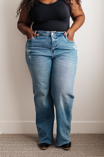 Hazel Blues® |  Hope High Rise Wide Leg Jeans