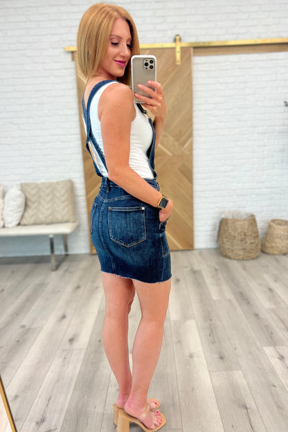 Hazel Blues® |  Agnes Denim Overall Dress