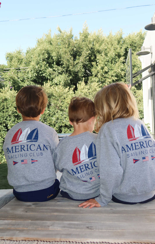 Davis Sweatshirt ~ Sailing Club Graphic