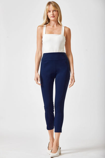 Hazel Blues® |  Magic Ankle Crop Skinny 26" Pants in Twelve Colors