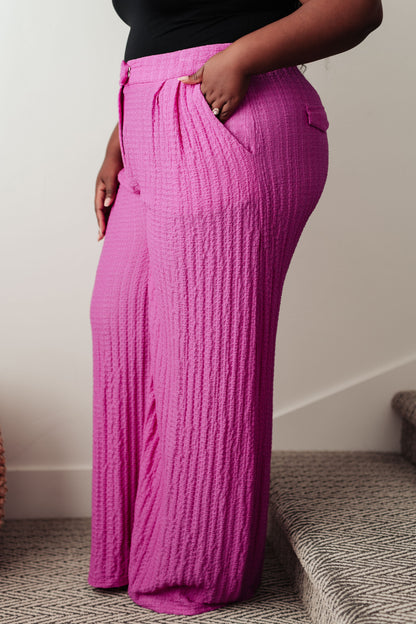 Hazel Blues® |  Totally Crazy Still Wide Leg Pants