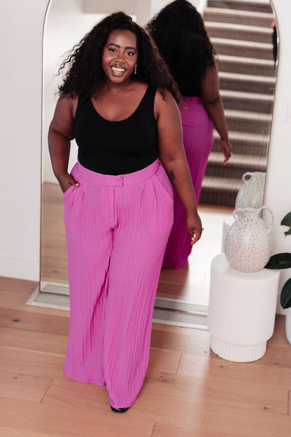 Hazel Blues® |  Totally Crazy Still Wide Leg Pants