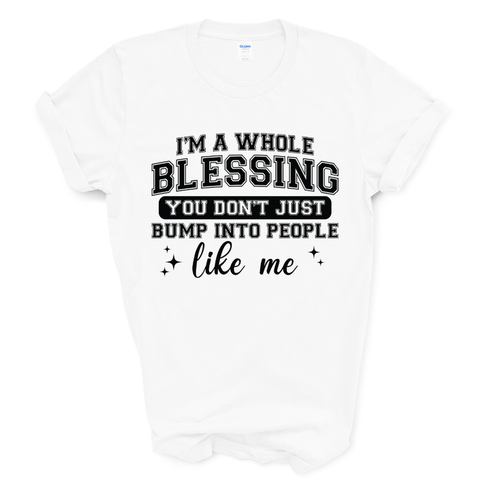 A Whole Blessing Graphic Tee (Black Print)