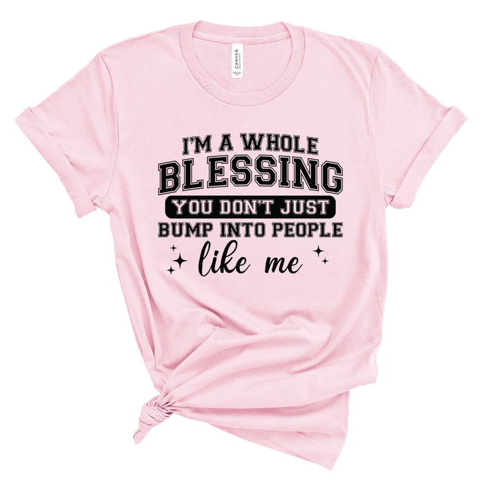 A Whole Blessing Graphic Tee (Black Print)