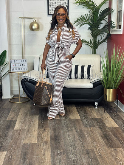 Addy Scoop Neck Bodysuit (Brown)