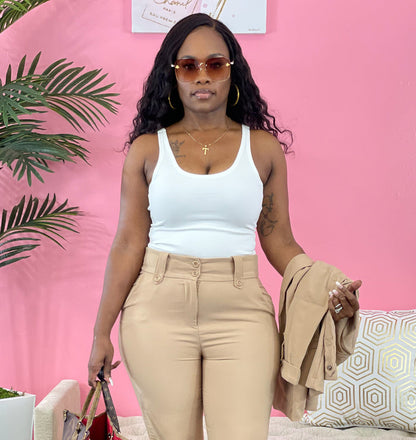 Addy Scoop Neck Bodysuit (Lavender)