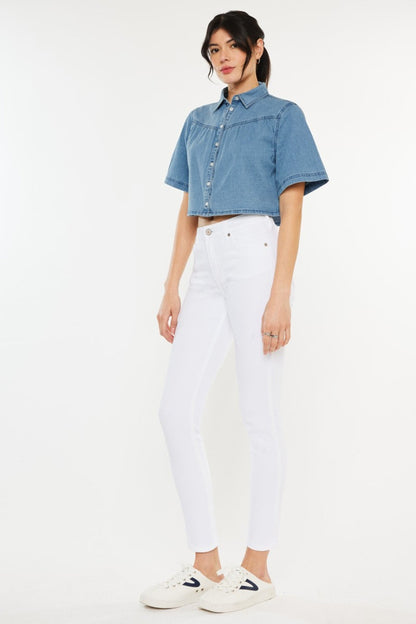 Hazel Blues® |  Kancan High Rise Ankle Skinny Jeans