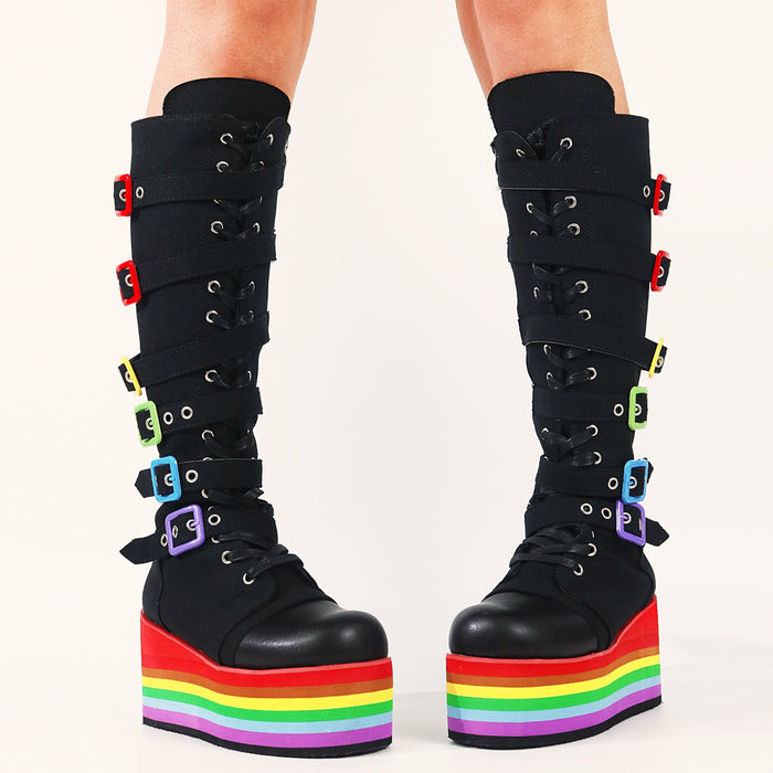 Gothic Zipper Boots - Sansa Costa
