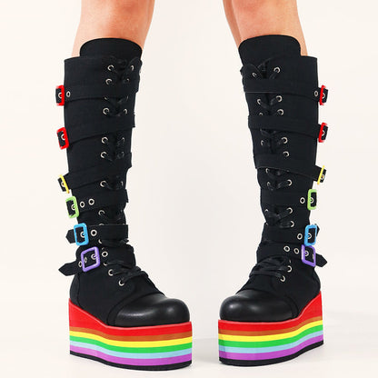 Gothic Zipper Boots - Sansa Costa