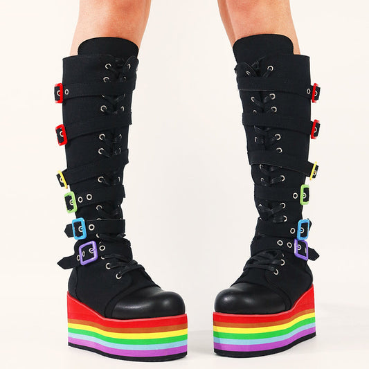 Gothic Zipper Boots - Sansa Costa