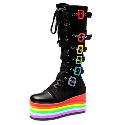 Gothic Zipper Boots - Sansa Costa