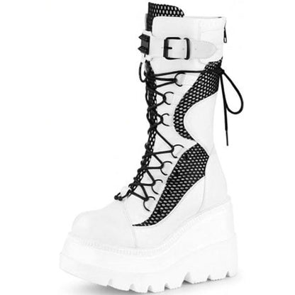 Gothic Zipper Boots - Sansa Costa