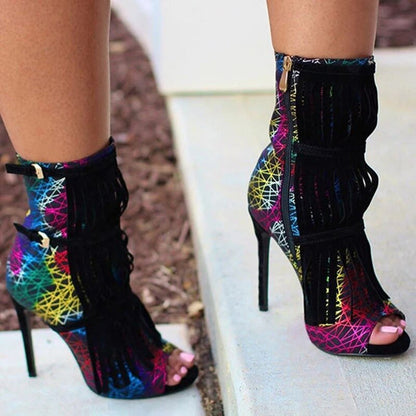 Buckle Strap  Ankle Boots - Sansa Costa
