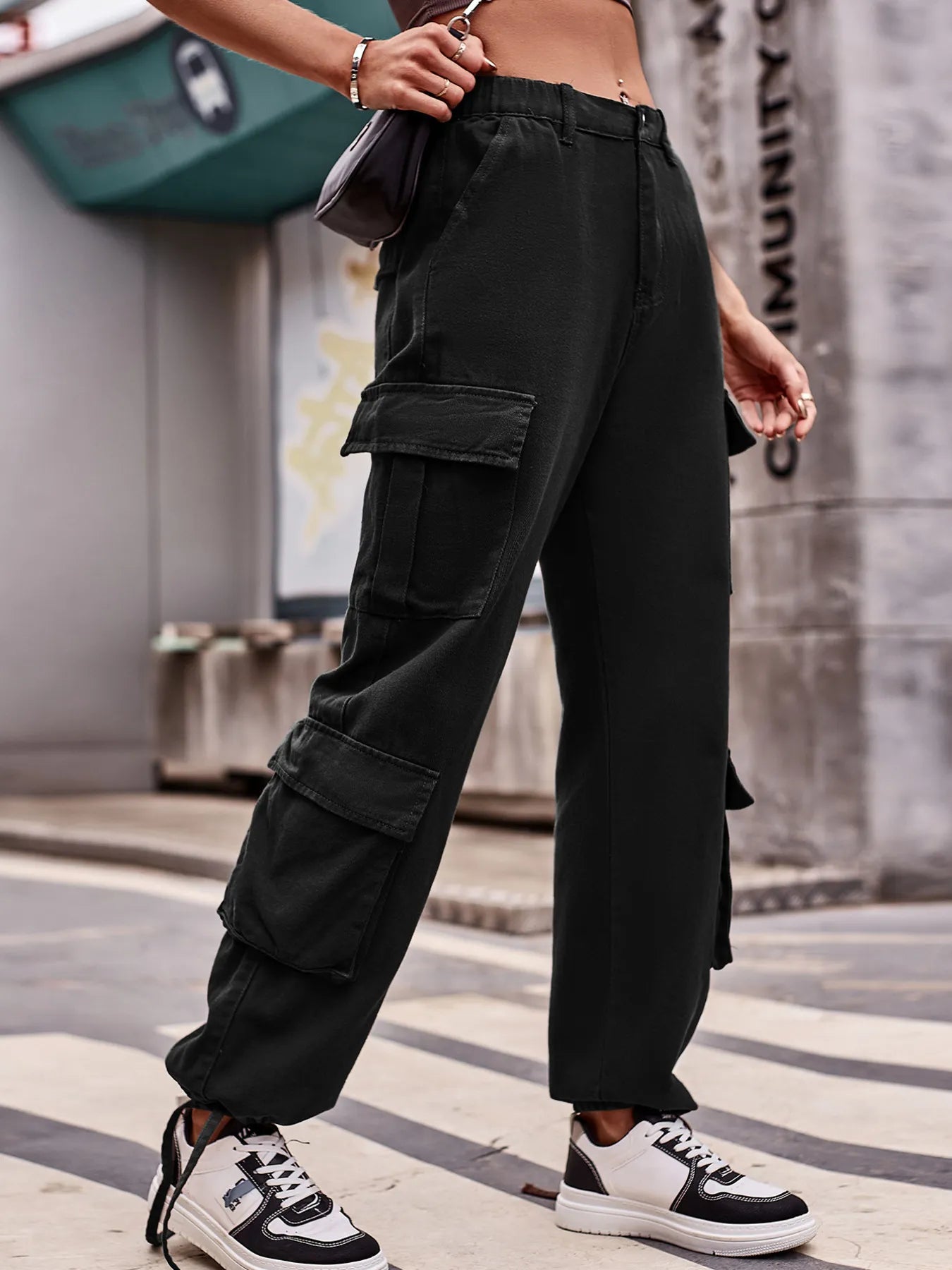 Hazel Blues® |  Casual Wide Leg Cargo Jeans