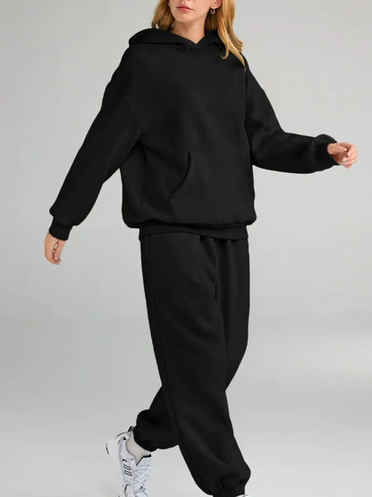 Hazel Blues® | Kangaroo Pocket Hoodie and Joggers Set